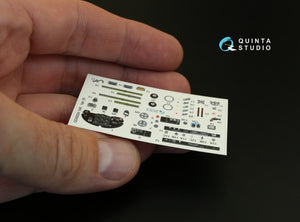 Quinta Studio QD48004 Yak-1B (late production) 3D-Printed &amp;amp; colored Interior on decal pape (for all kits) 1/48 – image 5
