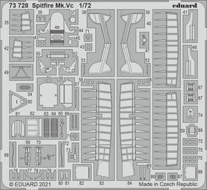 Eduard 73728 Spitfire Mk. Vc for AIRFIX 1/72 – imagen 2