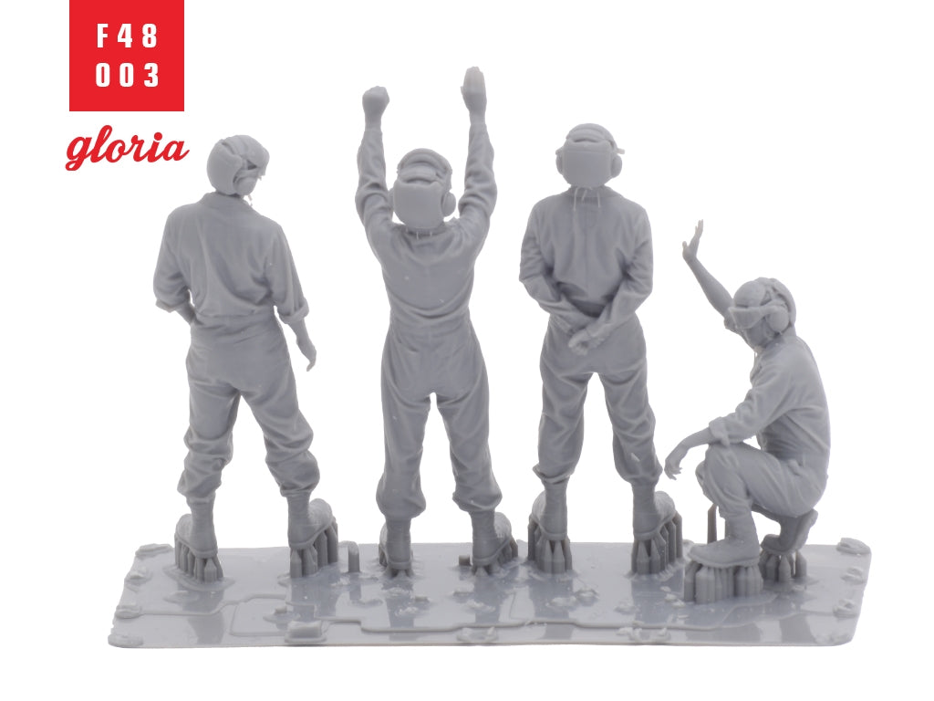 Gloria F48003 USMC Ground Crew 4 x 3D Printed figures 1/48 – Bild 7