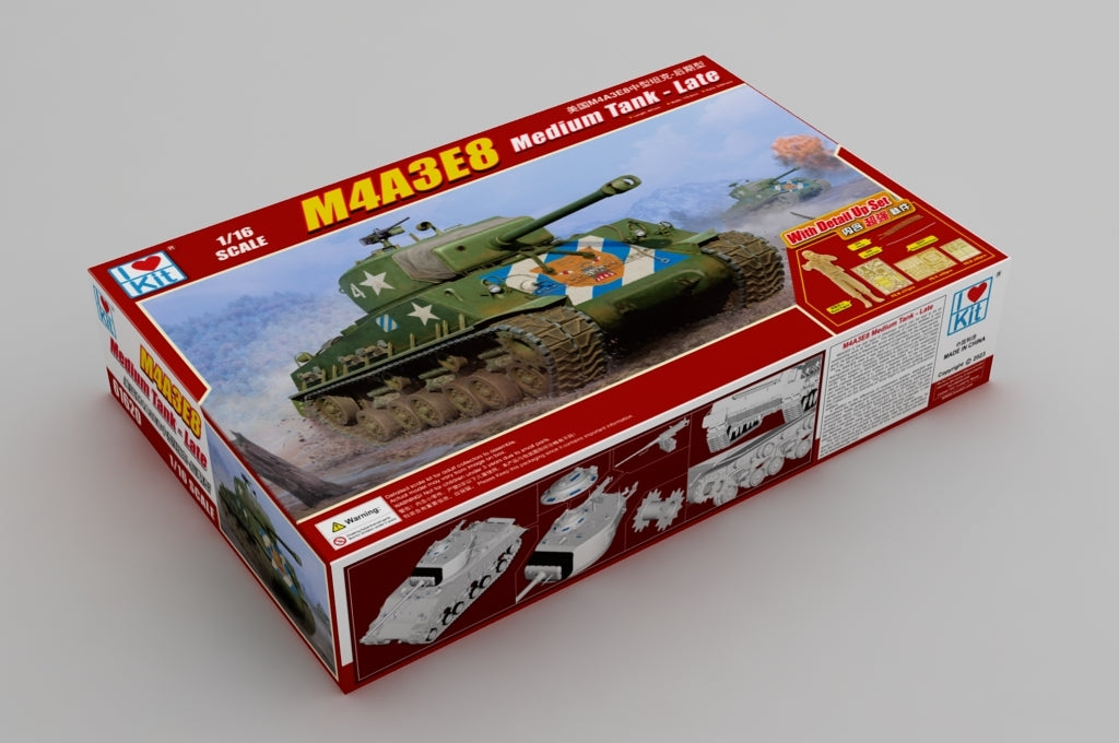 I Love Kit 61620 M4A3E8 Medium Tank - Late 1/16 – immagine 2