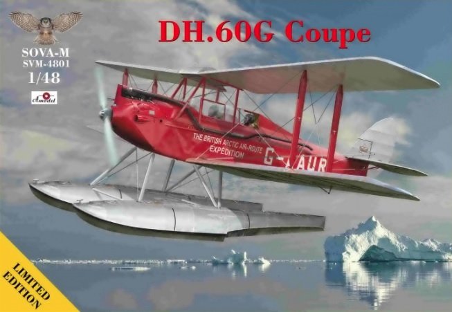 SOVA-M 4801 DH.60G Coupe &amp;#39;The British Arctic Air-Route Expedition&amp;#39; 1/48