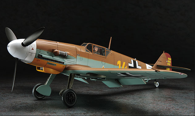 Hasegawa ST31 MESSERSCHMITT Bf109F-4 TROP 1/32 – immagine 4