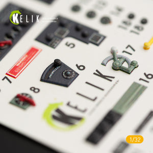 Décalcomanies 3D intérieures KELIK K32005 pour maquette Trumpeter au 1/32 – image 6