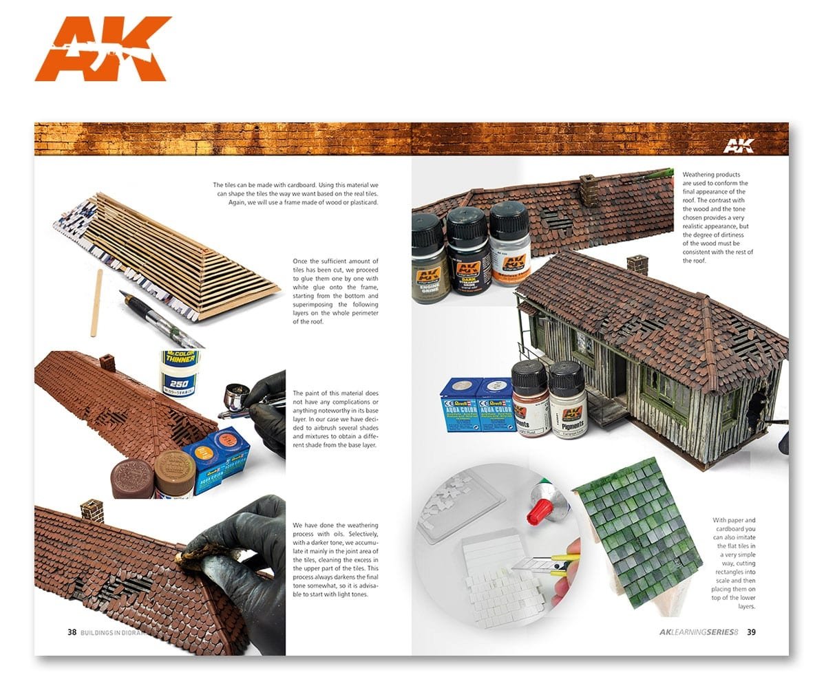 AK Interactive AK256 AK LEARNING 09: THE ULTIMATE GUIDE TO MAKE BUILDINGS IN DIORAMAS (English) – Bild 6