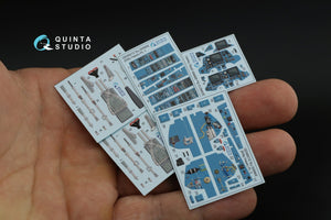 Quinta Studio QD48212 Su-30MKK 3D-Printed &amp;amp; colored Interior on decal paper (KittyHawk) 1/48 – image 5