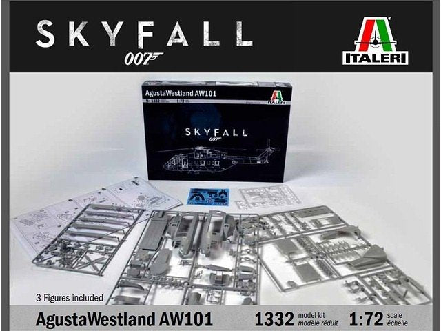 Italeri 1332 AGUSTAWESTLAND AW101 SKYFALL 1/72