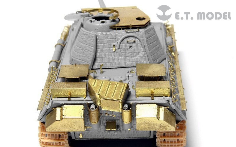 E.T. Model E72-010 WWII German Panther G Anti Aircraft Armour For DRAGON Kit 1/72 – immagine 7