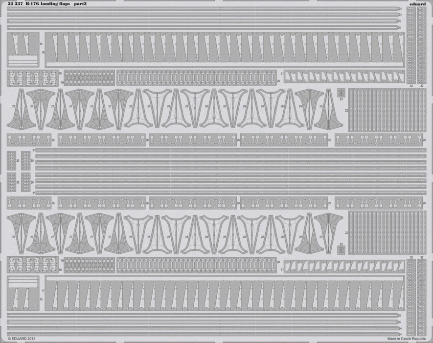 Eduard 32337 B-17G landing flaps 1/32 HK Models – zdjęcie 2