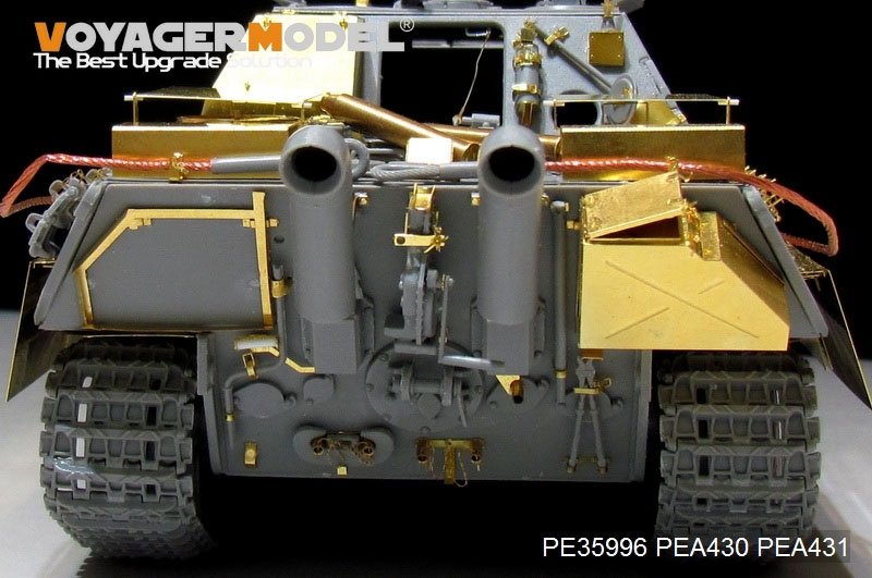 Kit de mise à niveau de base Voyager Model PE35996 pour Jagdpanther G2 de la Seconde Guerre mondiale, compatible avec la maquette TAKOM 2118 au 1/35 – image 14