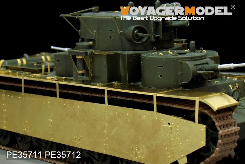 Voyager Model PE35712 WWII Russian T-35 Heavy Tank Fenders/Track Covers (For HobbyBoss 83841) 1/35 – Bild 2