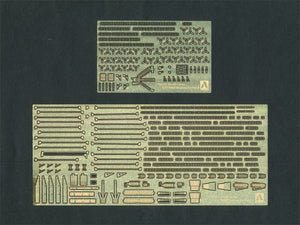 Aoshima 01031 U.S. Aircraft Carrier WASP Photo Etched Parts Set 1/700 – Bild 2