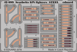 Eduard BIG49343 Seatbelts WWII Axis AF STEEL 1/48 – imagen 4