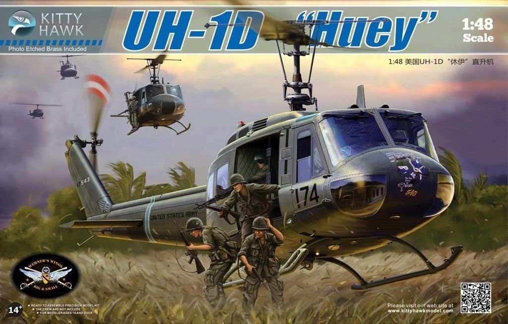 Kitty Hawk 80154 UH-1D Huey 1/48