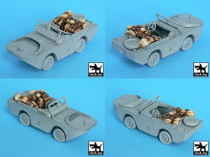 Black Dog T72016 M3 Half Track + amphibian vehicle for Trumpeter 1/72 – immagine 3