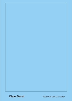 Techmod 72046 - Décalcomanie transparente (1/72)