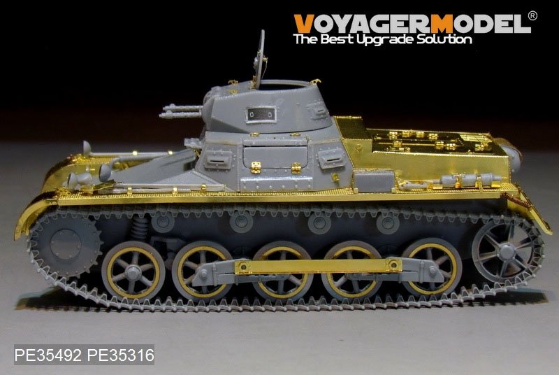 Maquette Voyager PE35492, char allemand Pz.Kpfw.I Ausf. B de la Seconde Guerre mondiale, pour maquette DRAGON 6186 au 1/35 – image 13