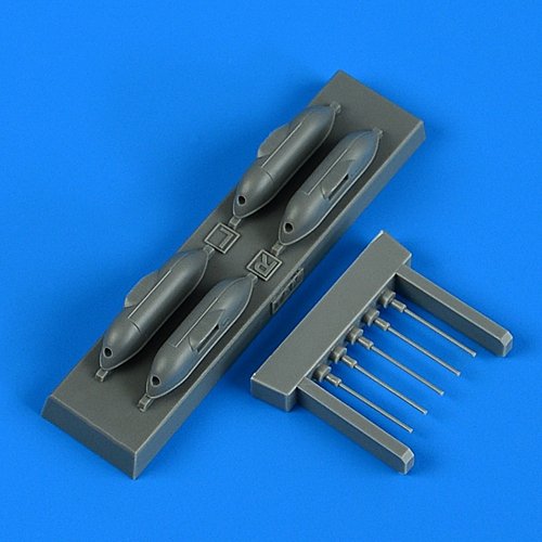 Nacelles de canons Quickboost QB72659 pour Bf 109G-6/R6 (Tamiya 1/72)
