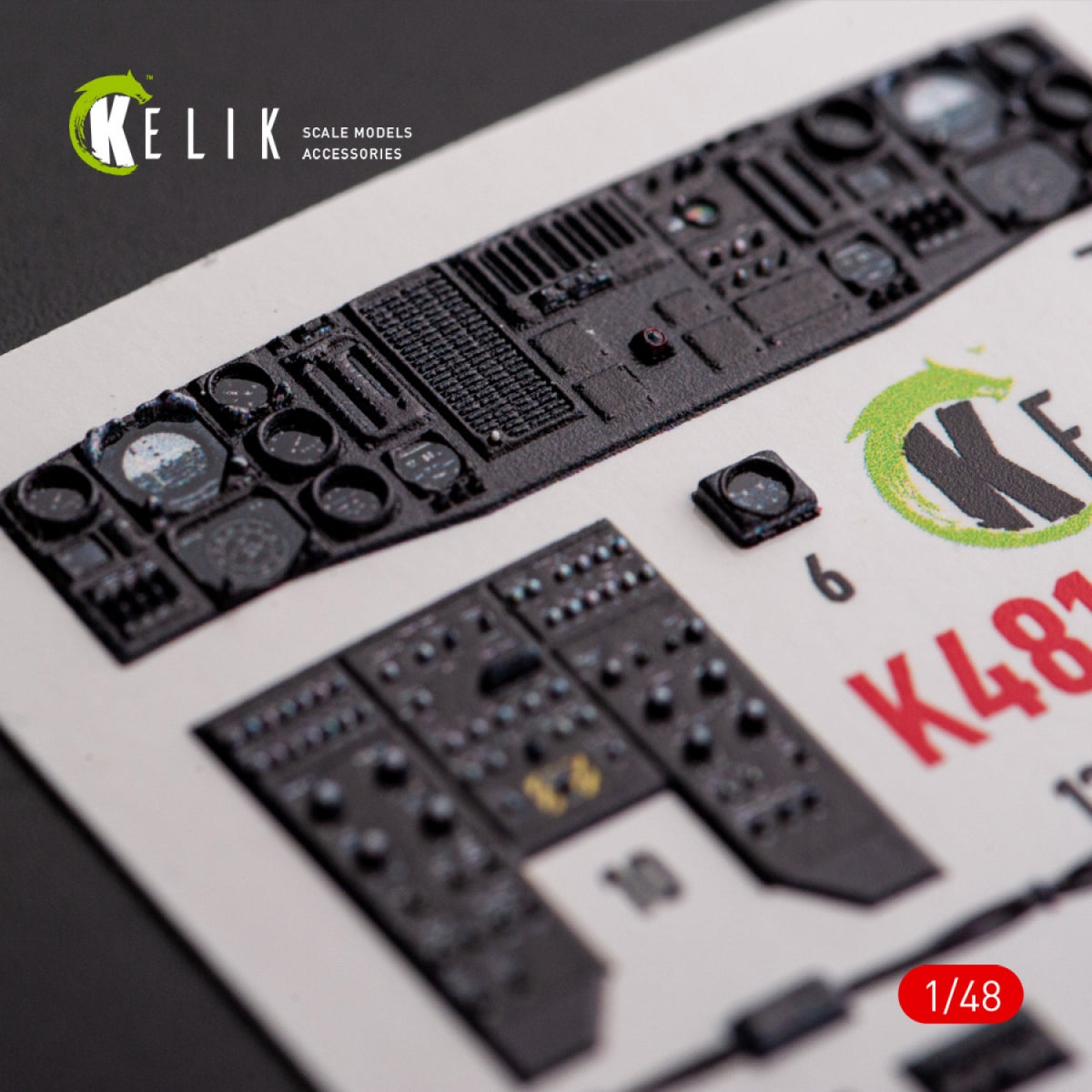 KELIK K48113 UH-60A Black Hawk - Type 1 interior 3D decals for ICM kit 1/48 – Bild 9