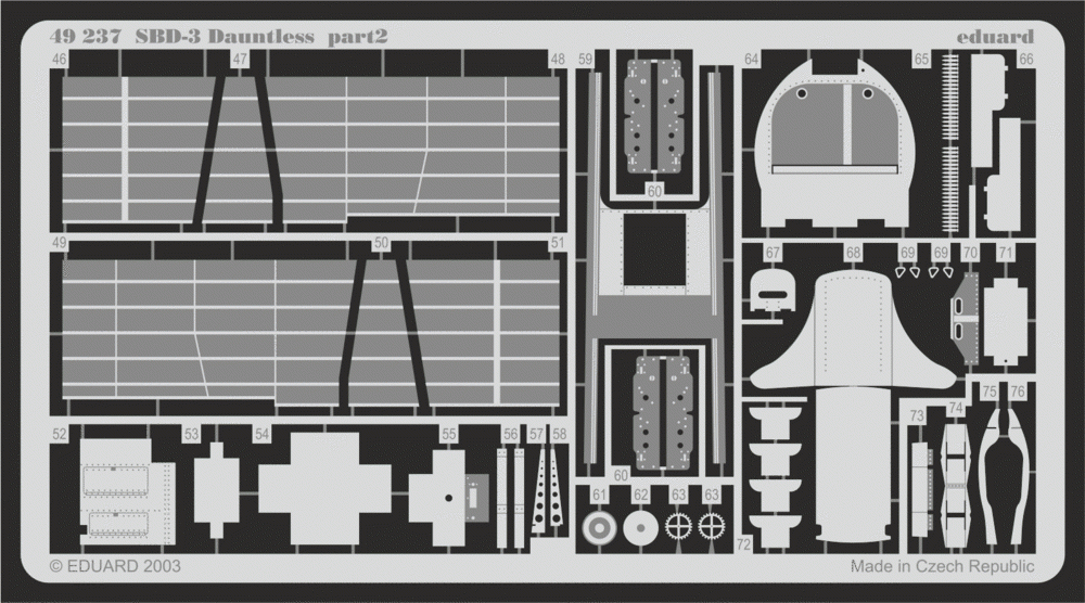 Eduard BIG4808 SBD-3 1/48 HASEGAWA – zdjęcie 5