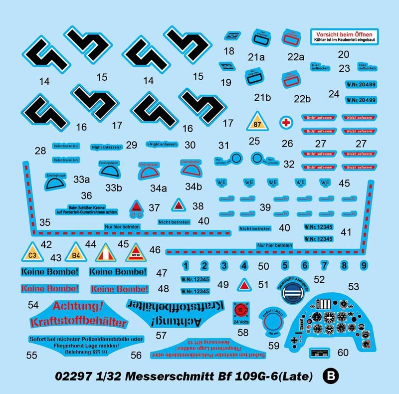 Trumpeter 02297 Messerschmitt Bf 109G-6 (Late) 1/32 – Bild 14