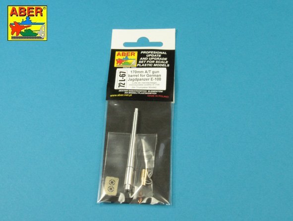 Aber 72L-67 170 mm A/T gun barrel for German Jagdpanzer E-100 1/72 – immagine 8