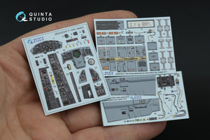 Intérieur imprimé en 3D et coloré sur papier décalcomanie Quinta Studio QD32247 F-104C (Italeri) 1/32 – image 2