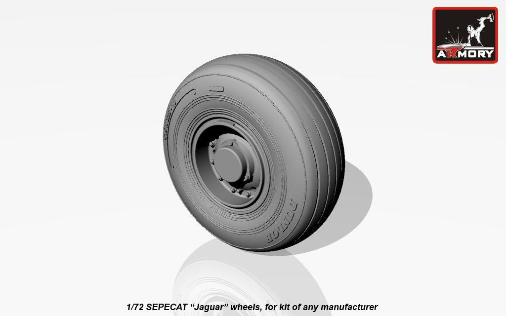 Armory Models AW72502 SEPECAT Jaguar wheels 1/72 – Bild 6