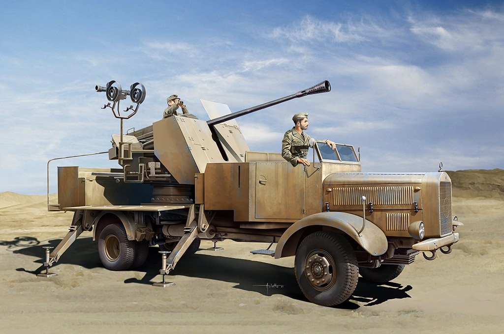 Trumpeter 09595 L4500A avec Flak 41 de 5 cm I 1/35