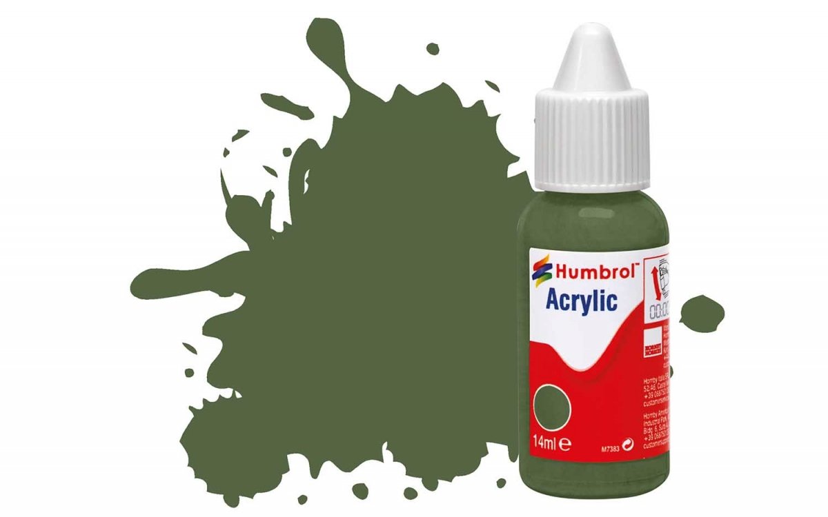 Humbrol DB0117 N° 117 US Vert clair - Mat - 14 ml.