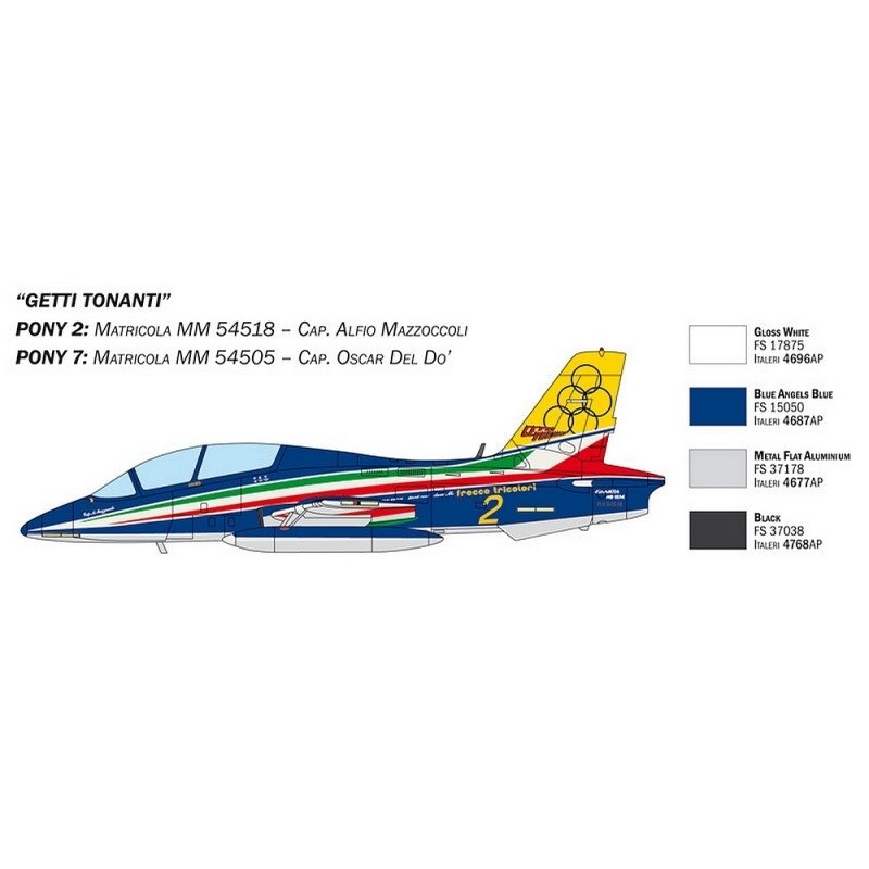 Italeri 1461 AERMACCHI MB-339 &amp;quot;60th P.A.N.Anniv.&amp;quot; 1/72 – Bild 5