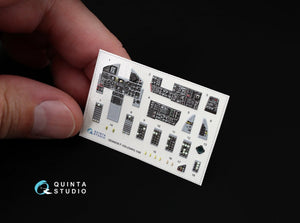 Quinta Studio QD48038 F-15A 3D-Printed &amp;amp; coloured Interior on decal paper (for GWH kit) 1/48 – immagine 7