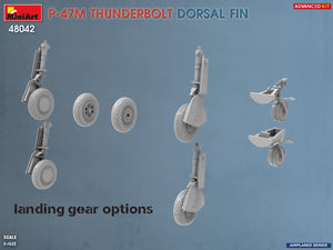MiniArt 48042 P-47M Thunderbolt Dorsal Fin Advanced Kit 1/48 – imagen 8