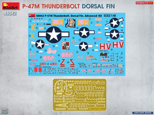 MiniArt 48042 P-47M Thunderbolt Dorsal Fin Advanced Kit 1/48 – imagen 12