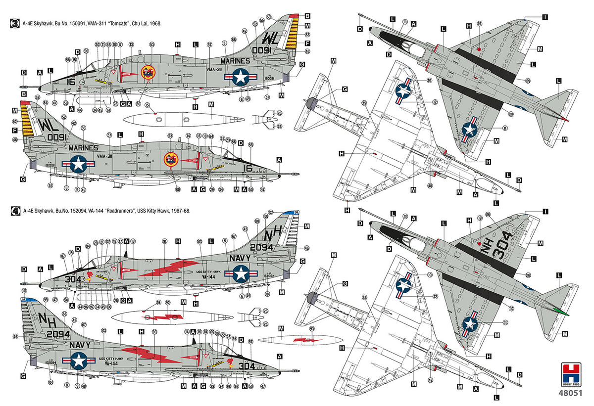 Hobby 2000 48051 Douglas A-4E/F Skyhawk 1/48 – immagine 3