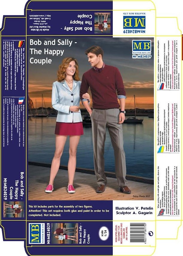 Master Box 24029 Dangerous Curves Series. Bob and Sally - The Happy Couple 1/24 – immagine 4