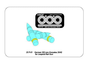 Aber 35P-01 German 280mm Grenates 39/42 for Leopold Rail Gun – Bild 5