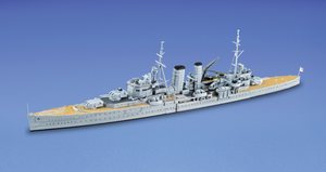Aoshima 05273 Water Line Series No. 807 British Heavy Cruiser HMS Exeter 1/700 – zdjęcie 2