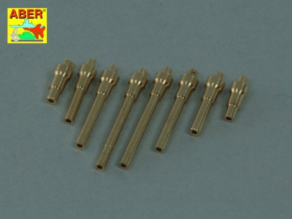 Aber A72 005 Set of 8 turned cal .50 (12,7mm) U.S. Browning M2 barrels for P-47 Thunderbolt 1/72 – Bild 3