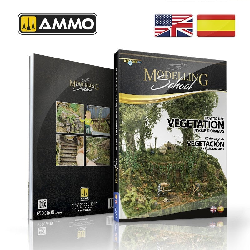 AMMO of Mig Jimenez 6254 MODELLING SCHOOL - How to use Vegetation in your Dioramas (Bilingual- English, Spanish) – Bild 2