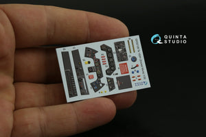 Quinta Studio QD32128 Ta 152H 3D-Printed &amp;amp; colored Interior on decal paper (Zoukei-Mura) 1/32 – image 4