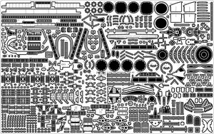 Pontos 35026FB USS BB-63 Missouri 1945 Detail Up Set (Deck Blue 20B stained wooden deck) 1/350 – imagen 15