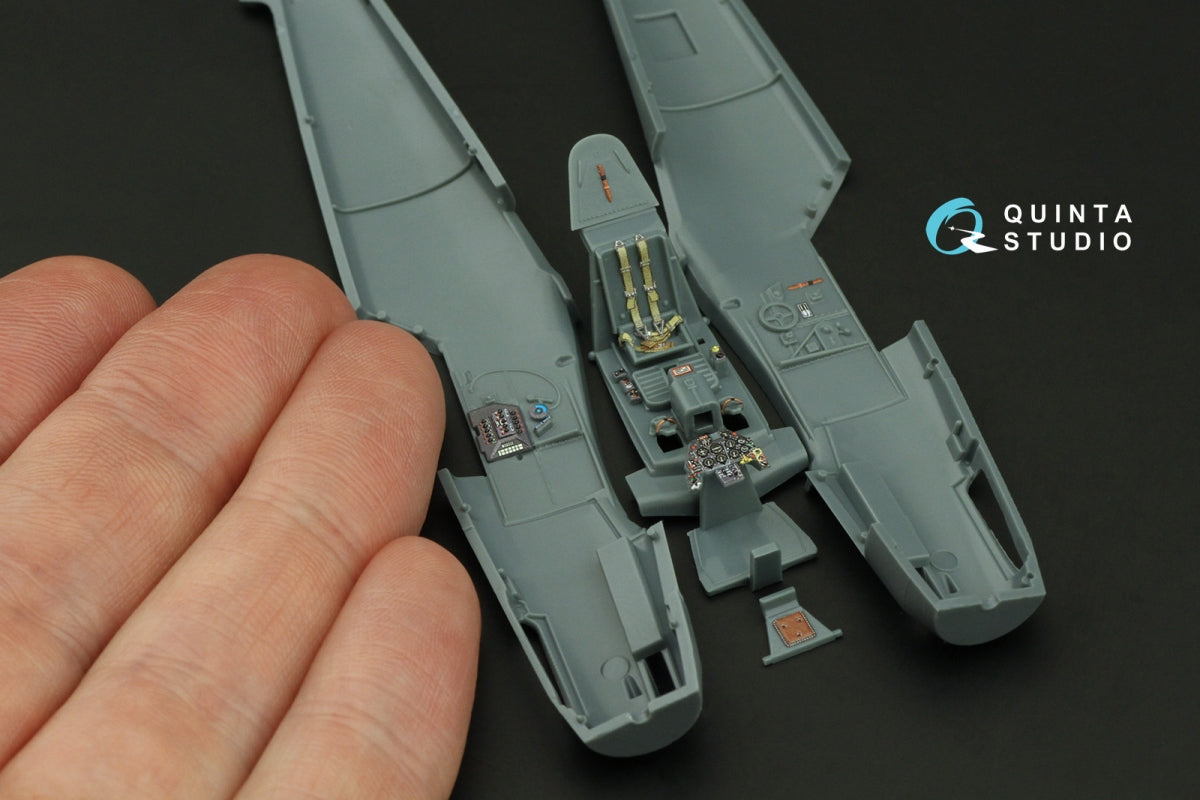 Quinta Studio QD72169 Bf 109G 3D-Printed coloured Interior on decal paper (Eduard) 1/72 – Bild 6
