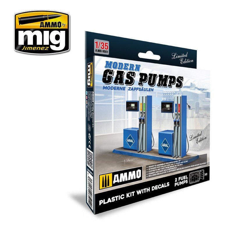 AMMO de Mig Jimenez 8501 POMPES À GAZ MODERNES Édition Limitée (1/35)