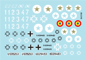 Star Decals 35-C1163 Axis Tank Mix # 2. Romanian tanks 1/35 – Bild 3