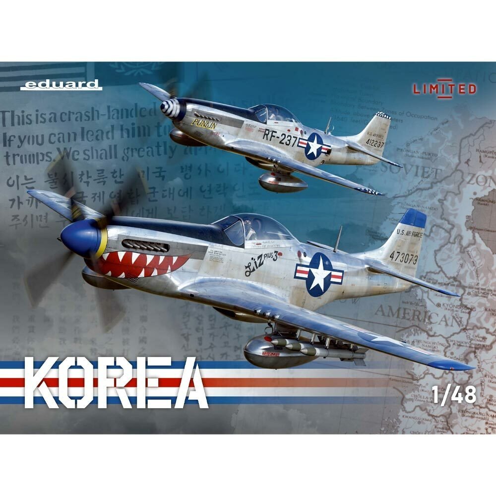 Eduard 11161 Korea DUAL COMBO US F-51D &amp;amp; RF-51D Mustang 1/48