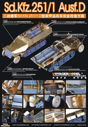 Voyager Model PE35263 WWII German Sd.Kfz.251/1 Ausf.D Armoured Personnel Carrier Back seats &amp;amp; boxes (For DRAGON Kit) 1/35 – Bild 2