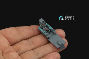 Quinta Studio QD72108 MiG-21PFM Emerald panels 3D-Printed &amp;amp; coloured Interior on decal paper (Eduard) 1/72 – imagen 11