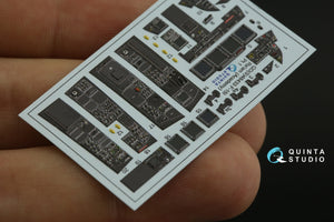 Quinta Studio QDS-48433 F-15I 3D-Printed &amp;amp; coloured Interior on decal paper (Academy) (Small version) 1/48 – immagine 8