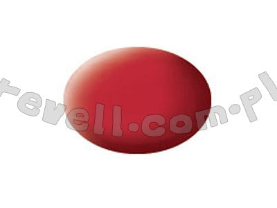 Revell 36136 Czerwony Karminowy - Carmine Red mat RAL 3002 Aqua Color 18 ml