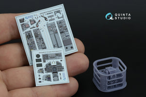 Quinta Studio QDS+48519 Tornado ECR 3D-Printed coloured Interior on decal paper (Italeri) (small version) (with 3D-printed resin parts) 1/48 – immagine 2